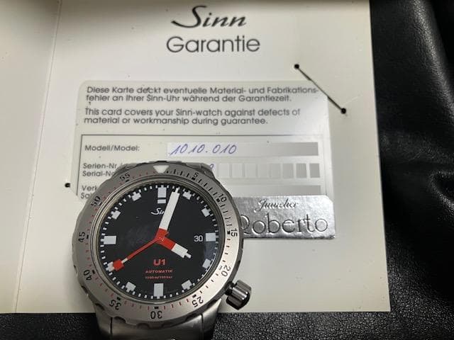 ゆ*マ様 Sinn U1 1010 スチールブレス＋ラバーバンド／初売り大特価