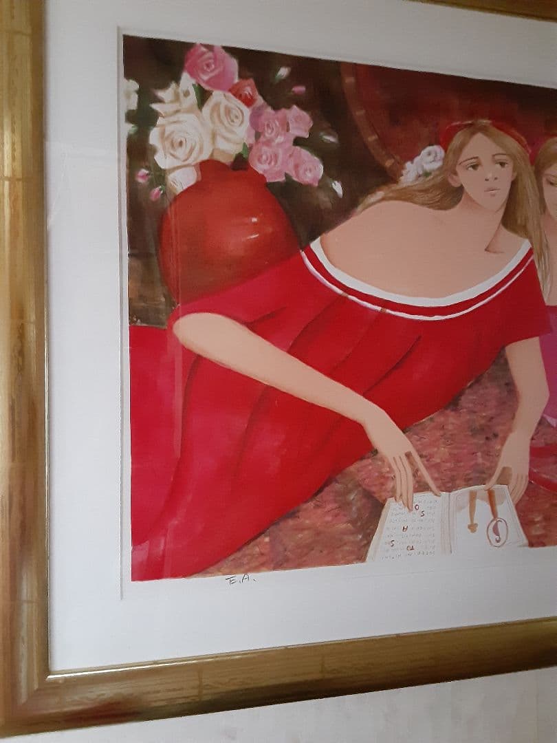 松任谷国子リトグラフ