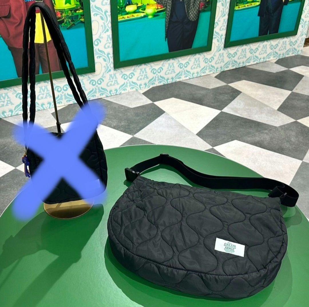新品】ミセスグリーンアップル キルティングバッグ Lサイズ - メルカリ