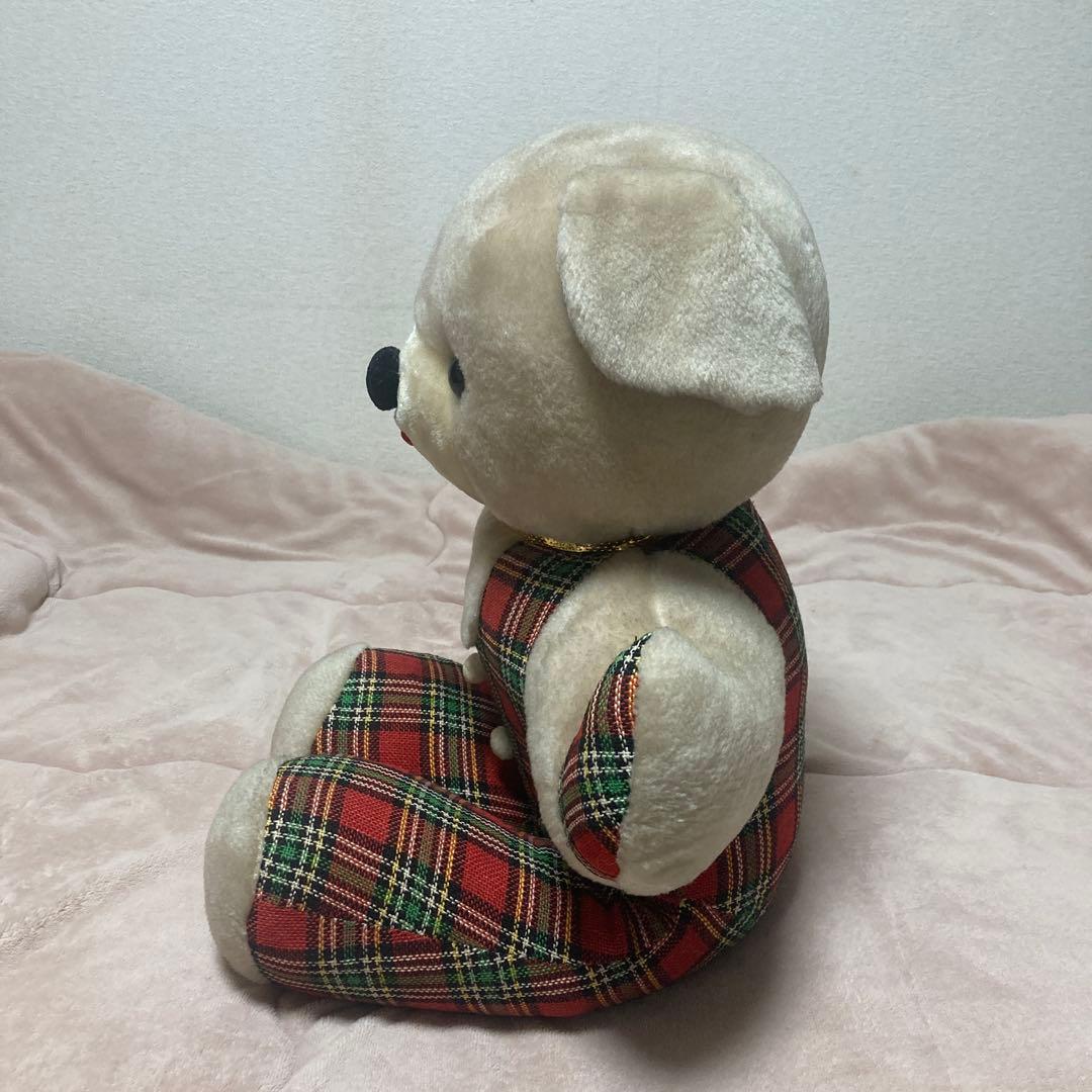 昭和レトロ　ヴィンテージ メーカー名不明　クマ　ぬいぐるみ　中古品