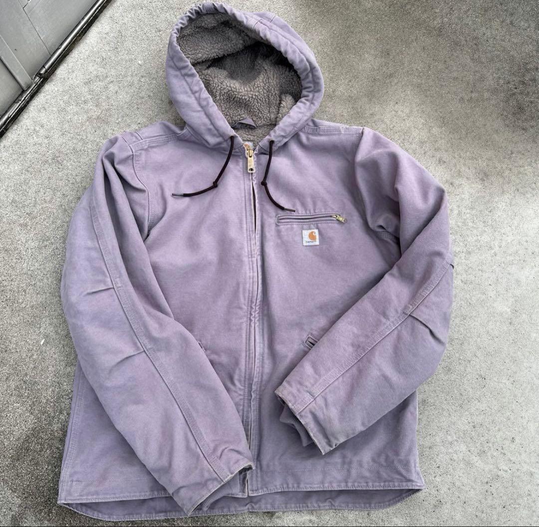カーハート アクティブジャケット パープルcarhartt