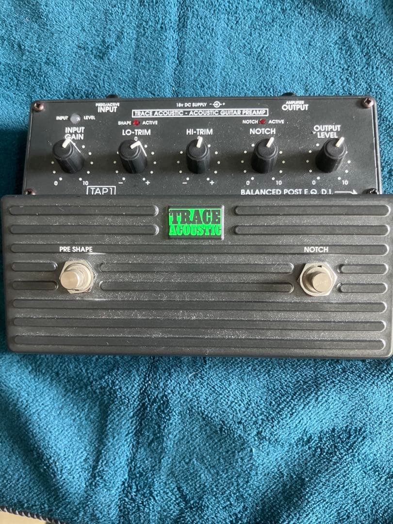 希少　TRACE ACOUSTIC AGuitar Preamp TAP1 買取情報】トレース・エリオットのアコースティック・ギター用