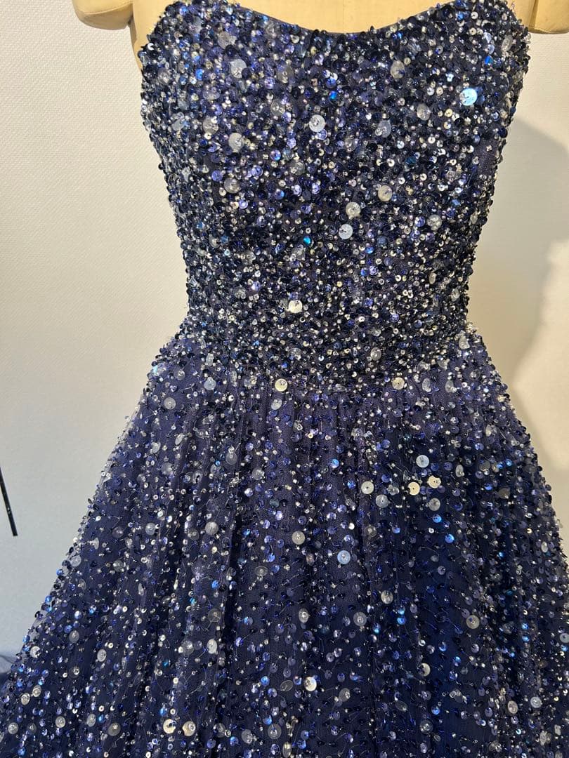 Qualo TK-209 9-13T NV ネイビー ドレス