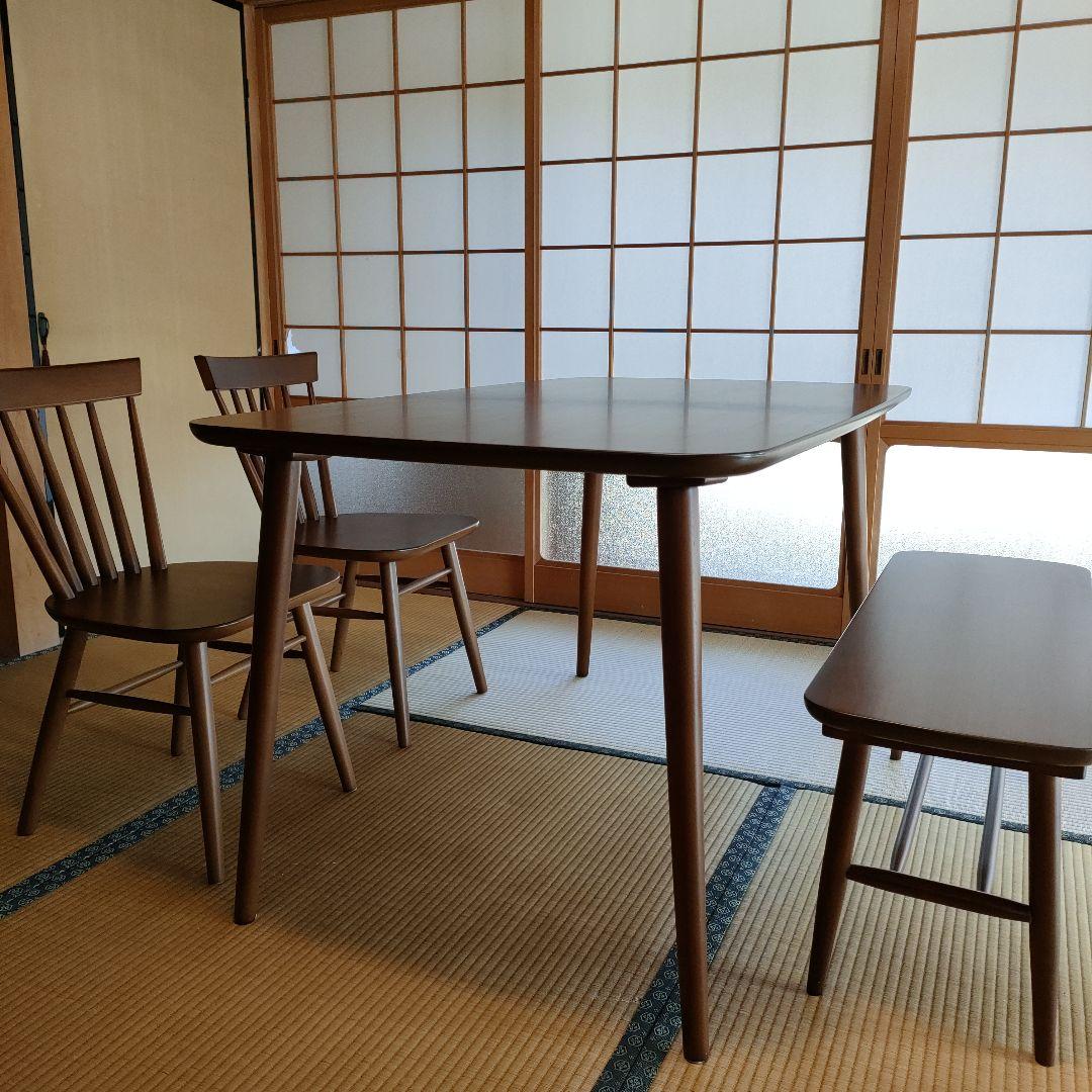 hk様用(直接引渡し限定)ダイニングテーブルセット　モダンデコ