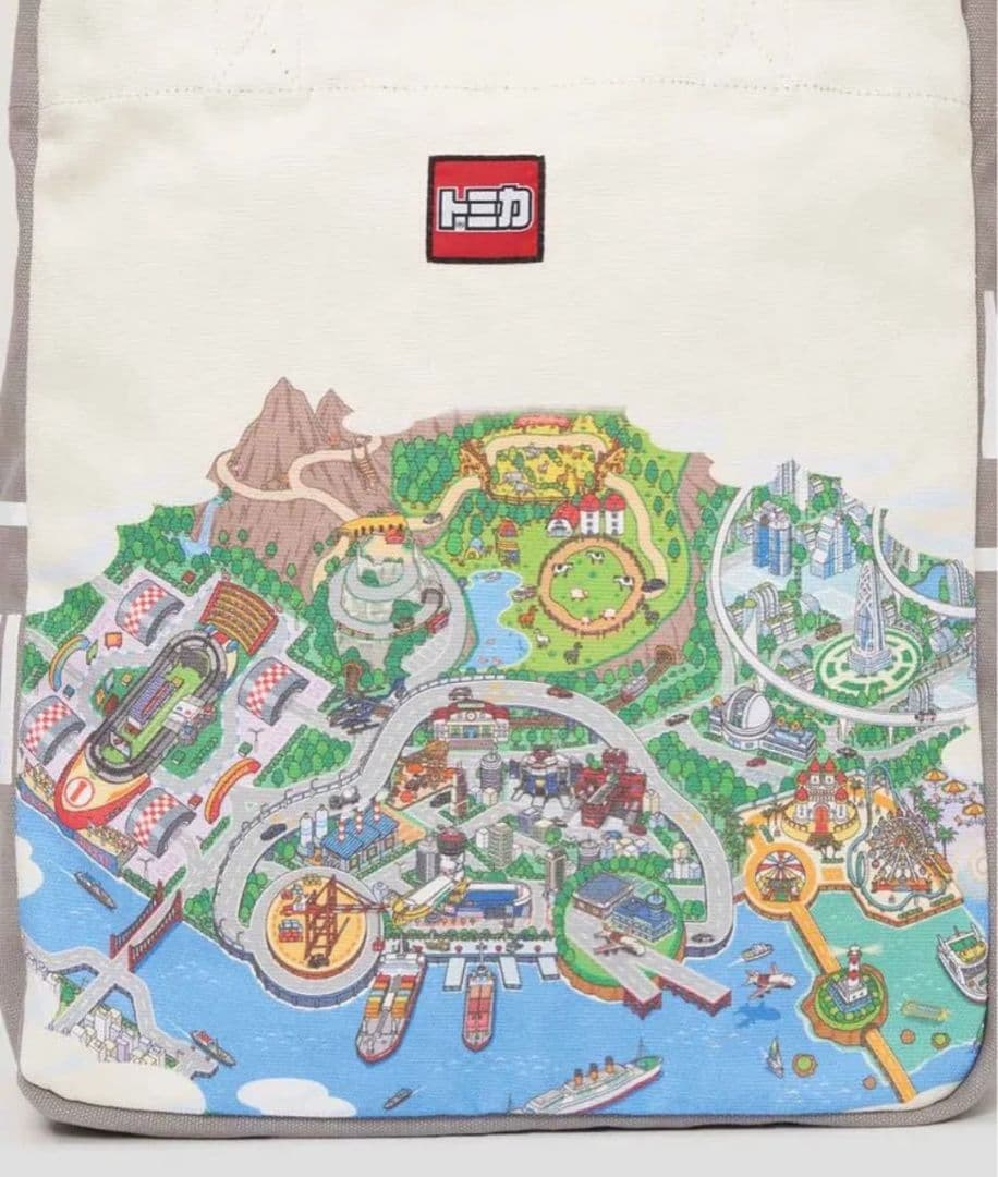 新品！グラニフ トミカ ショルダーバッグ トートバッグ 駐車場 トミカランド