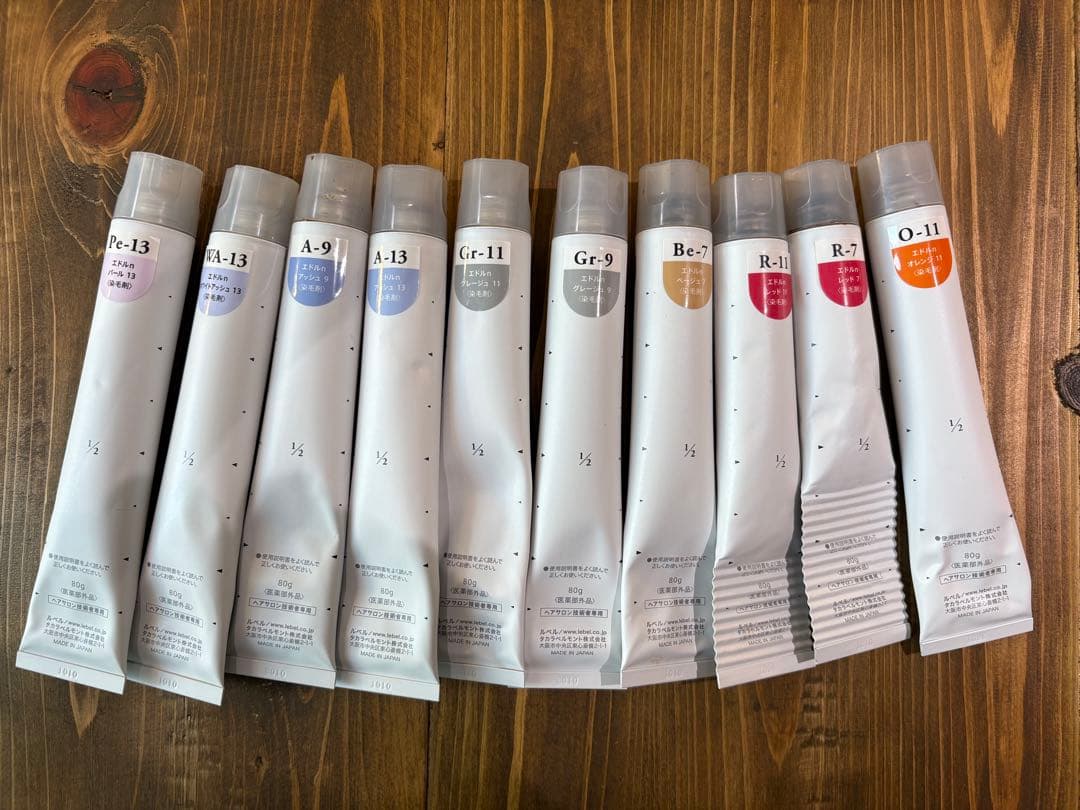 LebeL エドルカラー 未開封64本＋チャート付 計74本