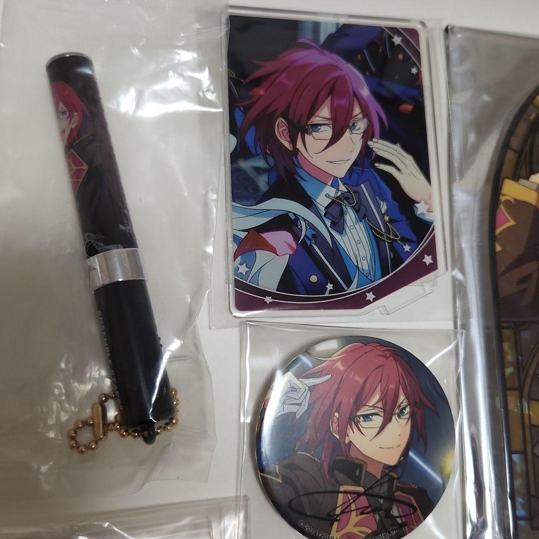 あんスタ 七種茨 花窓アクスタ 5周年 展示会 アクスタ ポトレ缶 ペン