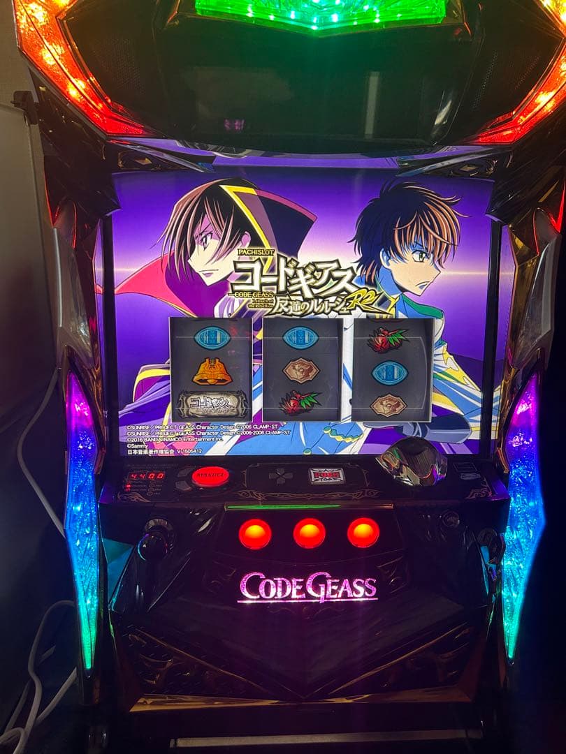 パチスロ実機】アルゼ☆コンチ4X【オートプレイ付コイン不要機付】4