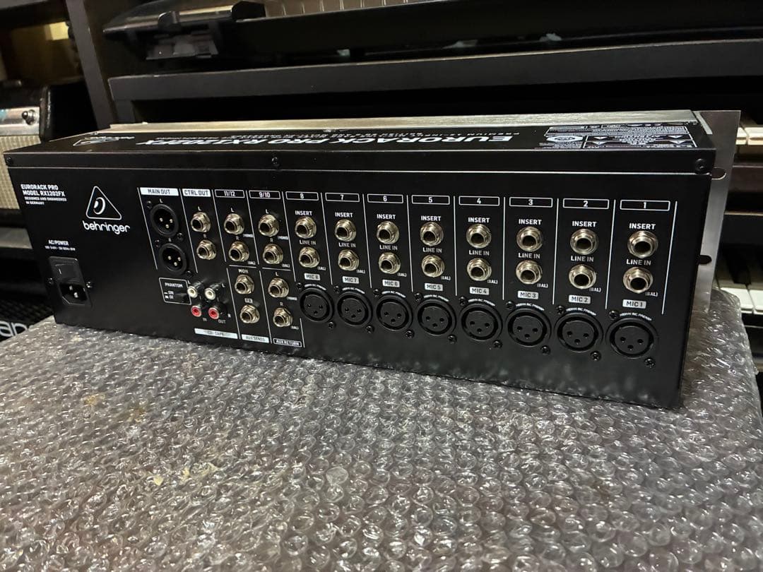 BEHRINGER RX1202FX V2 12ch FX搭載 アナログミキサー