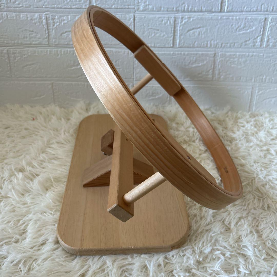 House of Bess パッチワーク　刺繍用　スタンドフープ　木製　35cm