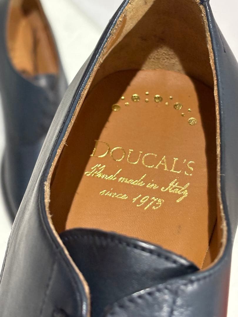 フォロー割　伊製 新品 ドュカルス Doucal's プレーントゥ42サイズ
