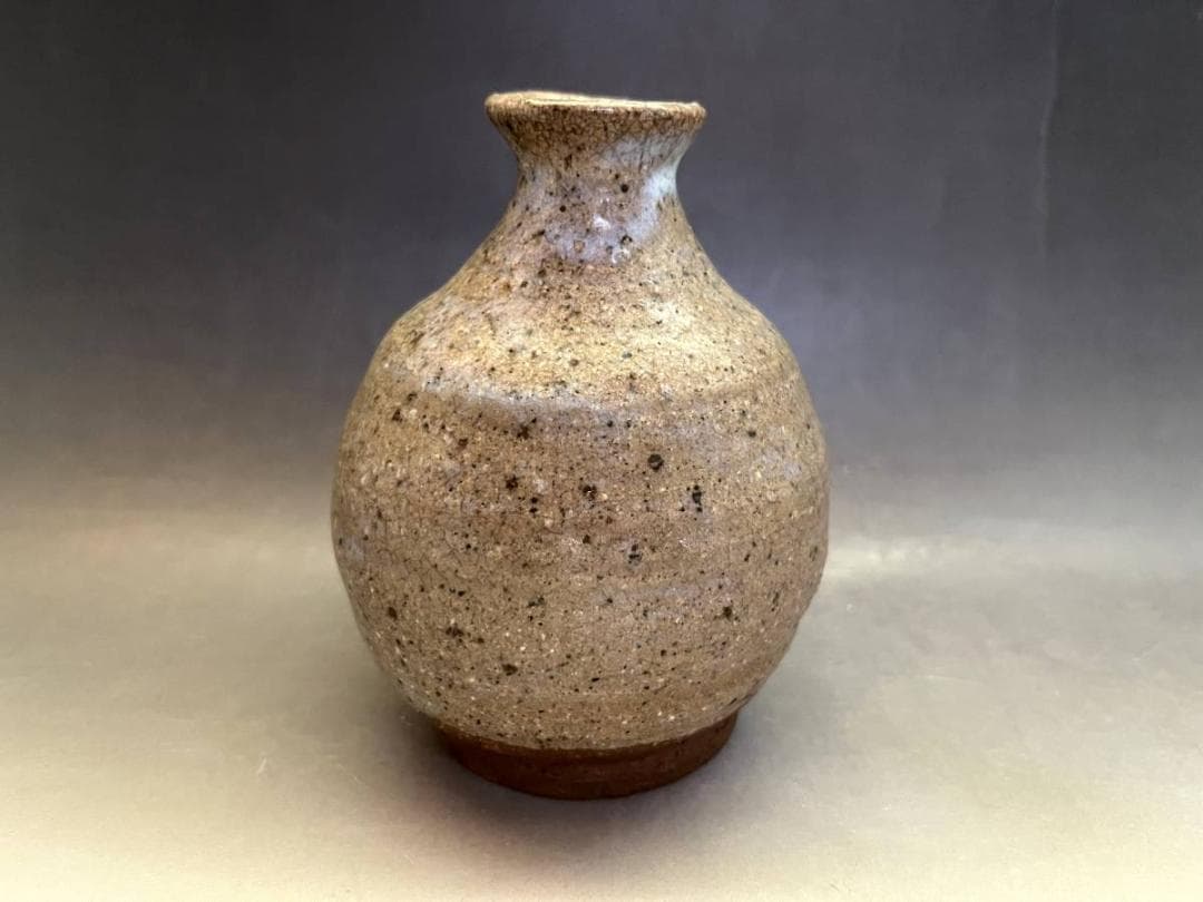 徳利■古唐津 コレクター収集品(江戸期)酒器名品 トックリ 一輪挿し 時代物骨董