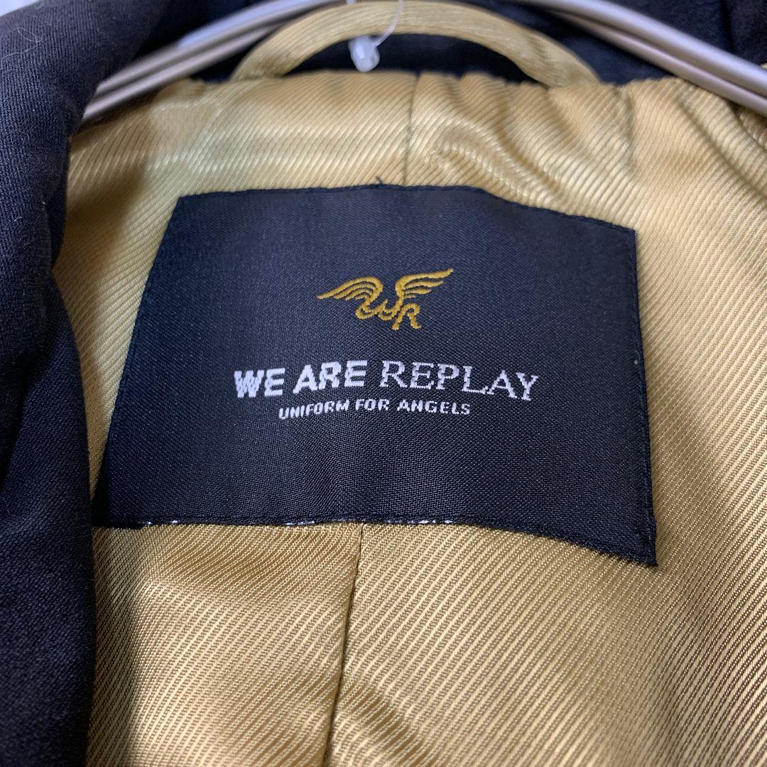 【未使用タグ付き】WE ARE REPLAY ナポレオンジャケット 黒 XS