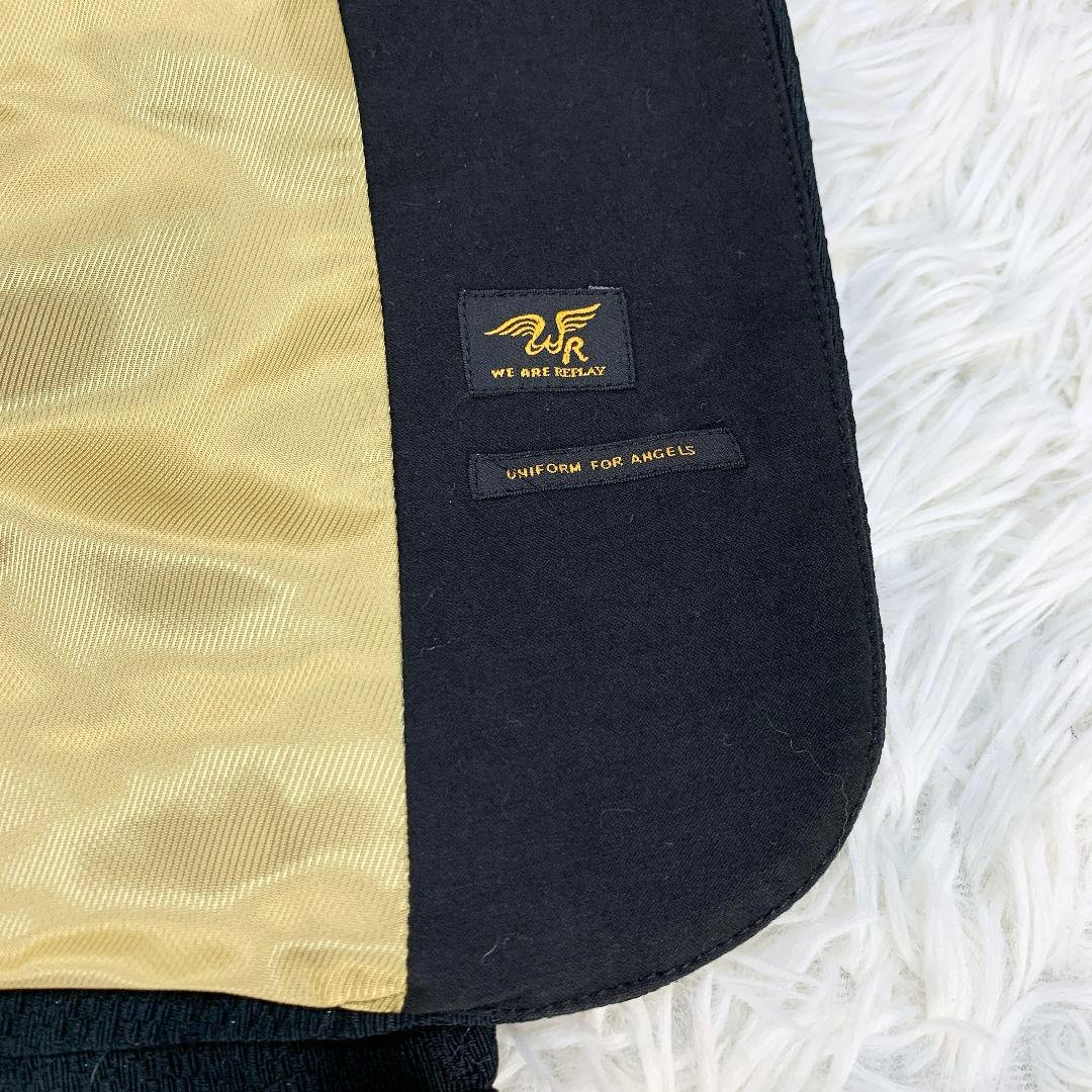 【未使用タグ付き】WE ARE REPLAY ナポレオンジャケット 黒 XS