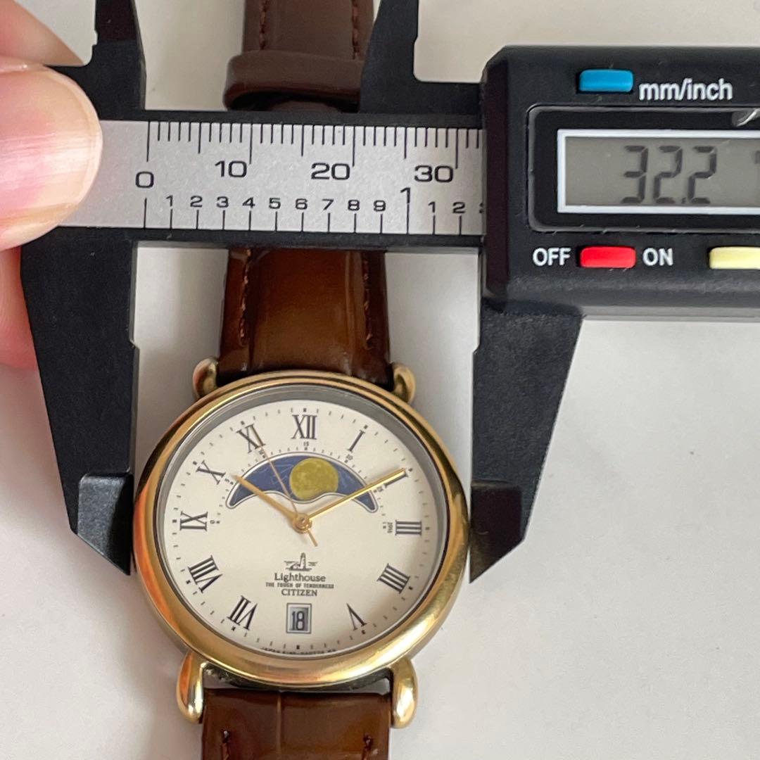 稼動品　CITIZEN シチズン　ライトハウス　ムーンフェイズ　腕時計