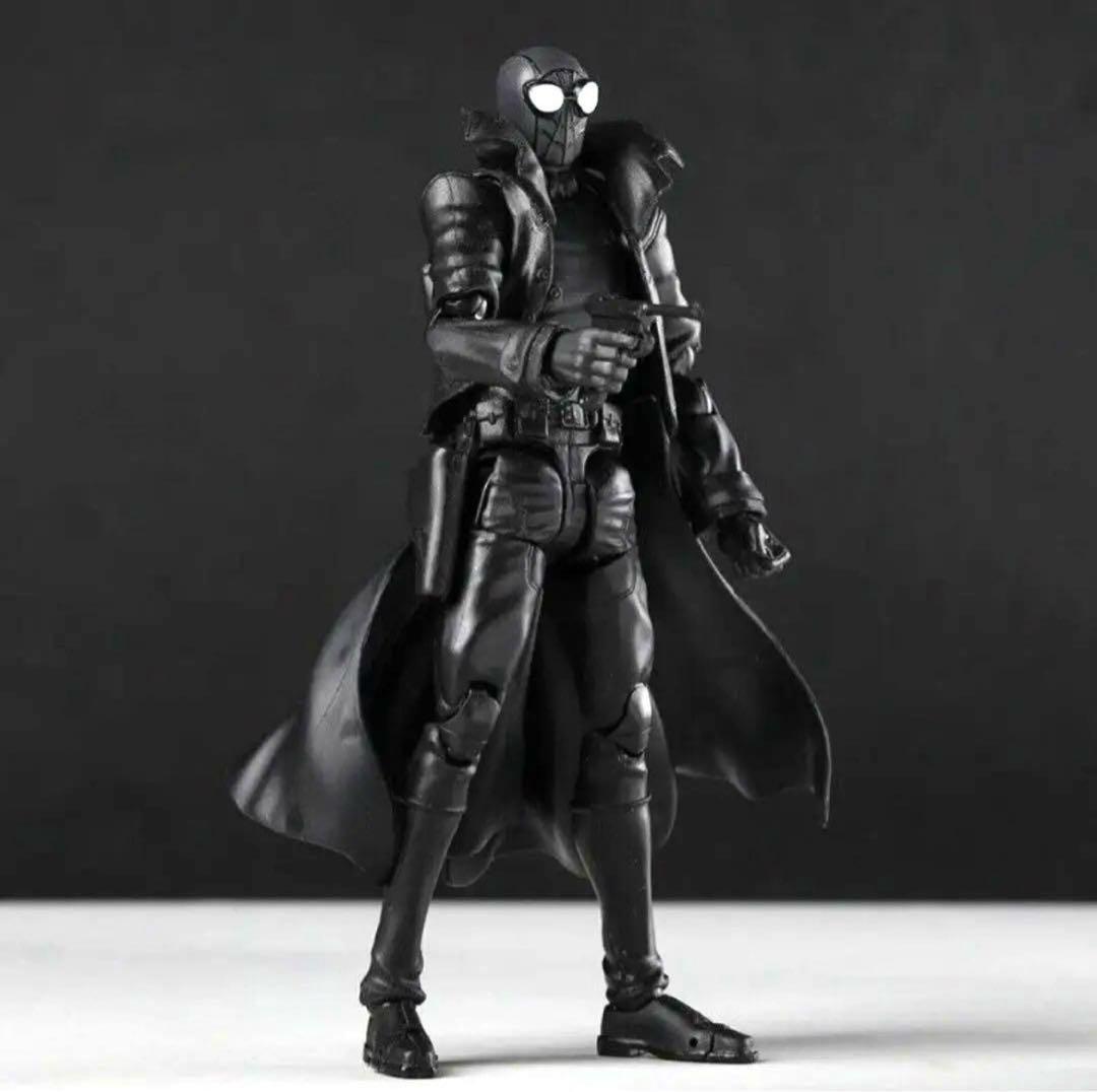 新品 スパイダーバース SV アクション スパイダーマン・ノワール ノン