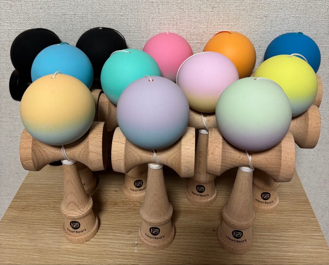 けん玉☆パステル/ソリッド/モノクローム 12個セット