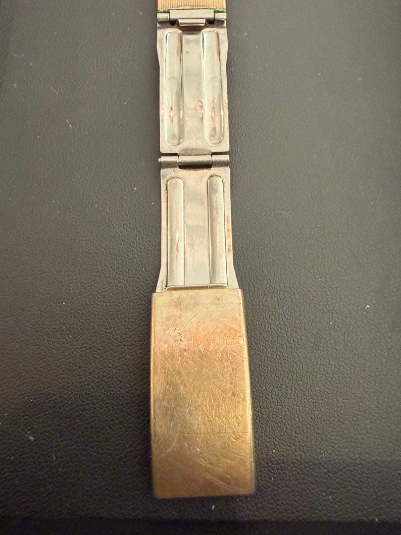 SEIKO グランドクォーツ CAP GOLD 赤SUN 可動品 電池交換済