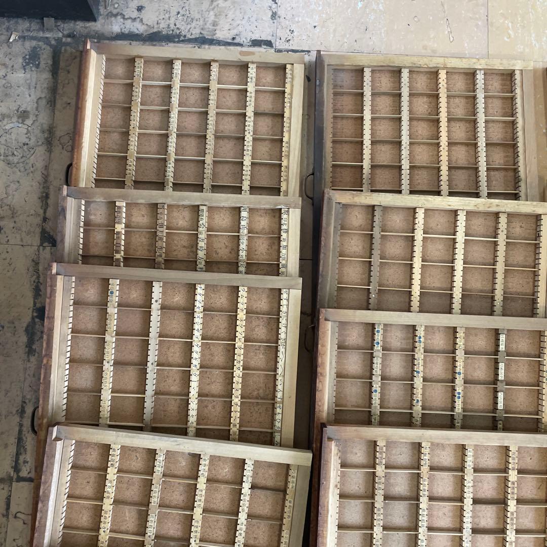 珍】【取手付き】プリンタートレイ15枚【活版印刷】【古道具】 - メルカリ