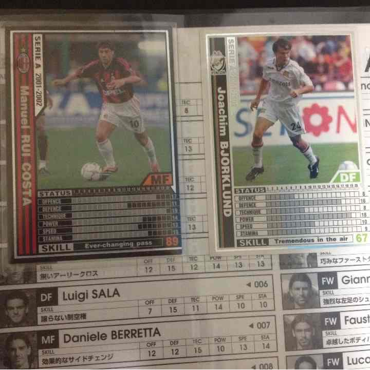 WCCF  SERIE A 2001-2002 コンプリート