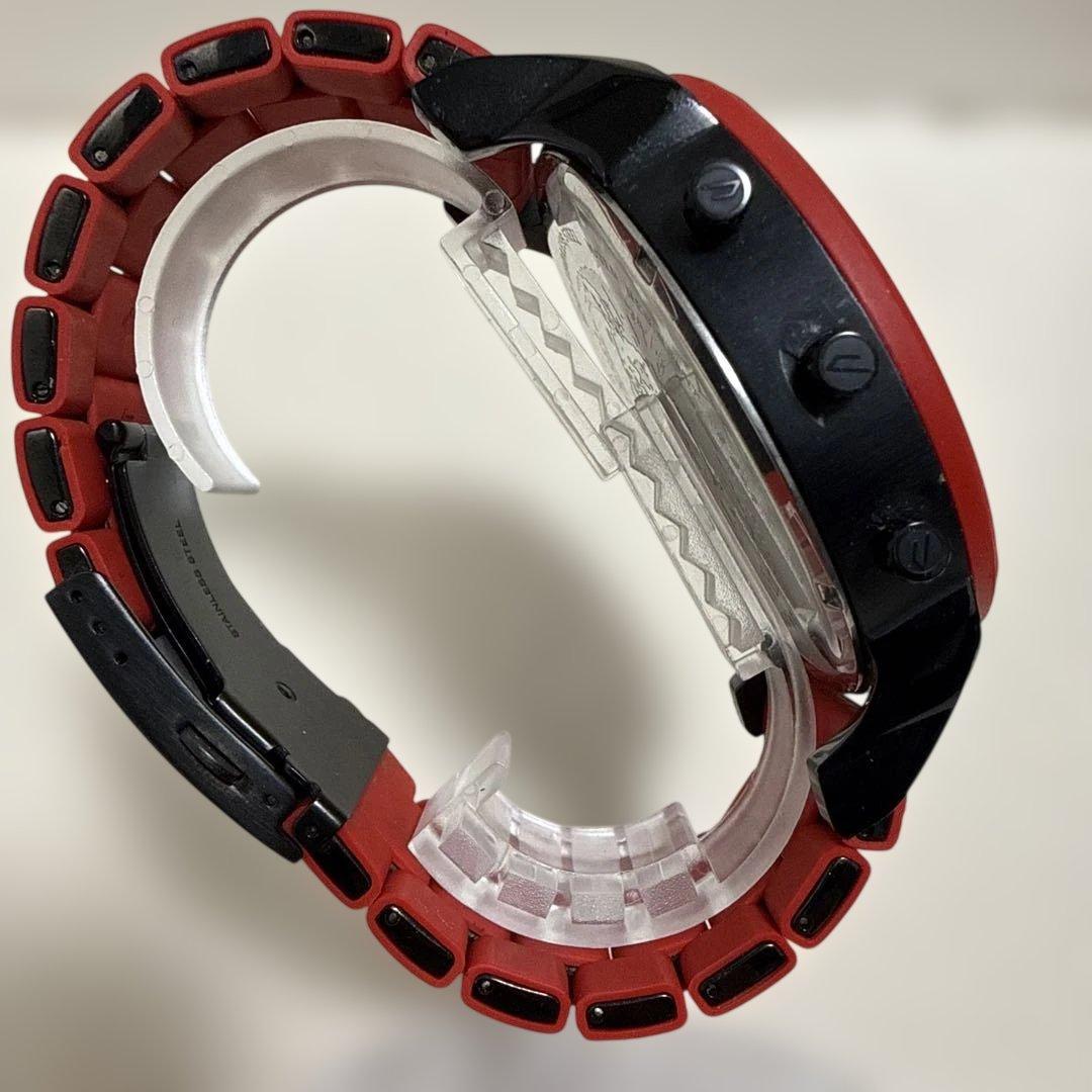 DIESEL DZ-7370 Mr. Daddy2.0 赤 クロノグラフ