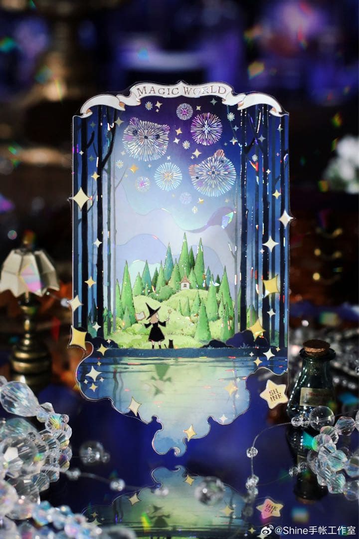 8891】海外 マステ 3/5/巻 貝殻光 マスキングテープ マジック 背景系