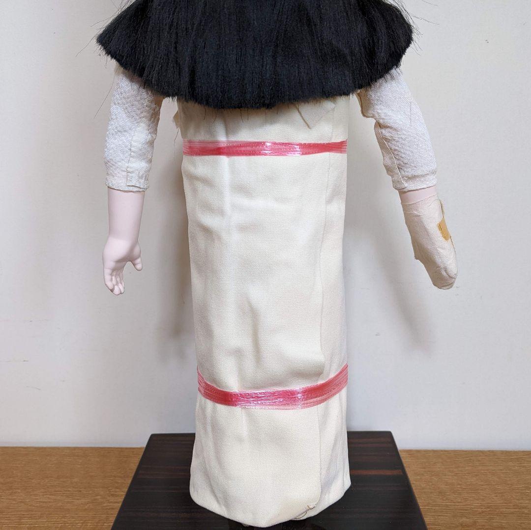 市松人形 豊徳斎 元賀章介作 女の子 裸 ボディのみ 台付き 着せ替え