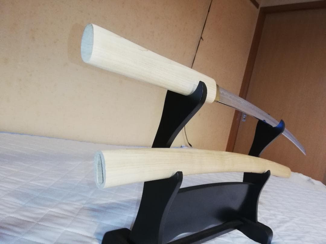 刀掛台、刀袋、刀剣手入具、5点付、白鞘 、大刀、小刀、模造刀,観賞用 インテリア