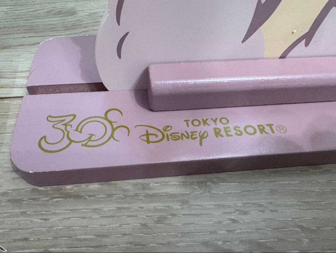 ディズニー30周年 ダッフィー＆シェリーメイ 木製ウッドボード 刻印有