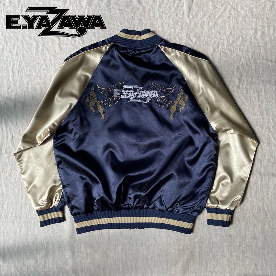 美品】矢沢永吉 E.YAZAWA ロゴ プレミアムモルツ スカジャン - メルカリ