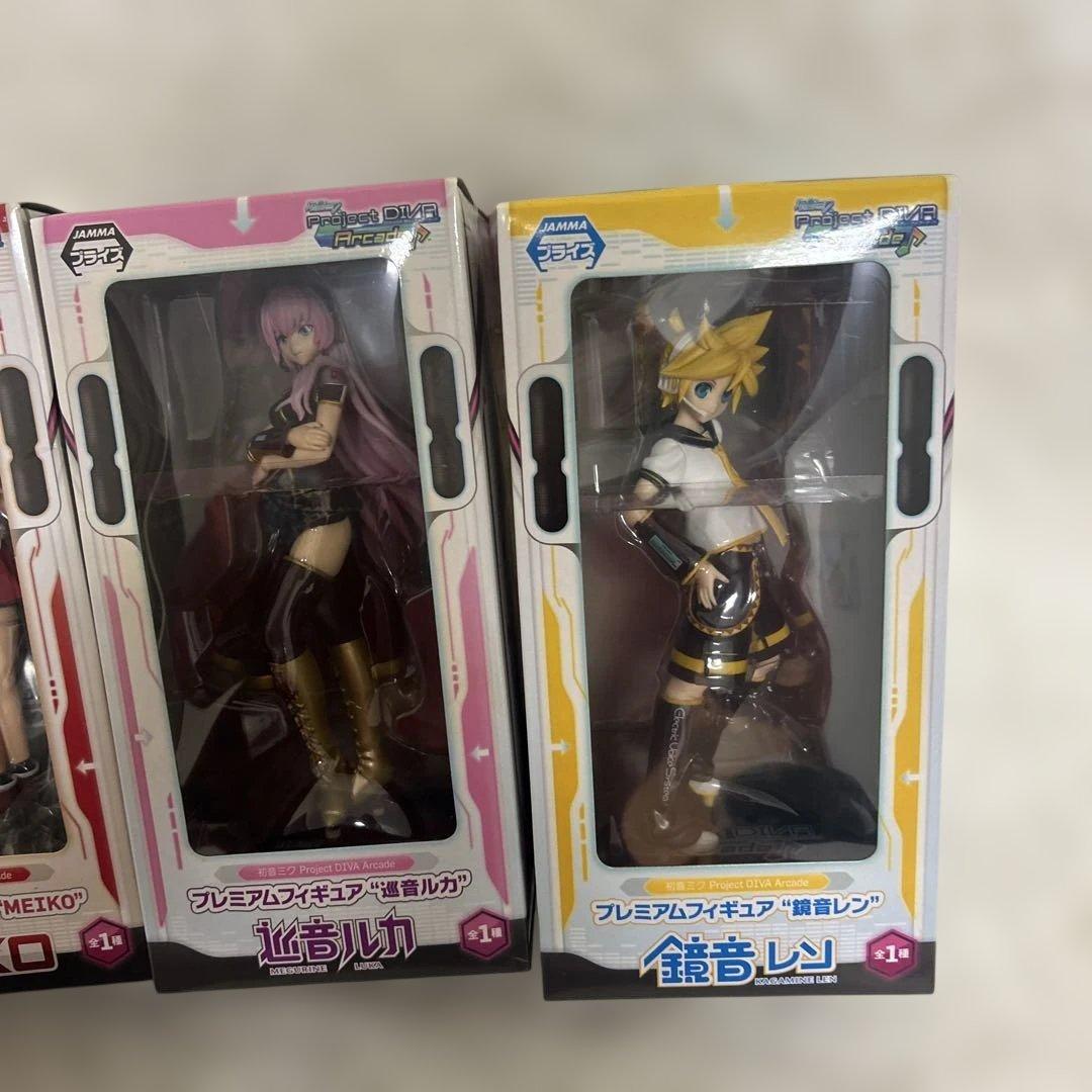 4体セット】プレミアムフィギュア 鏡音リン 巡音ルカ MEIKO KAITO