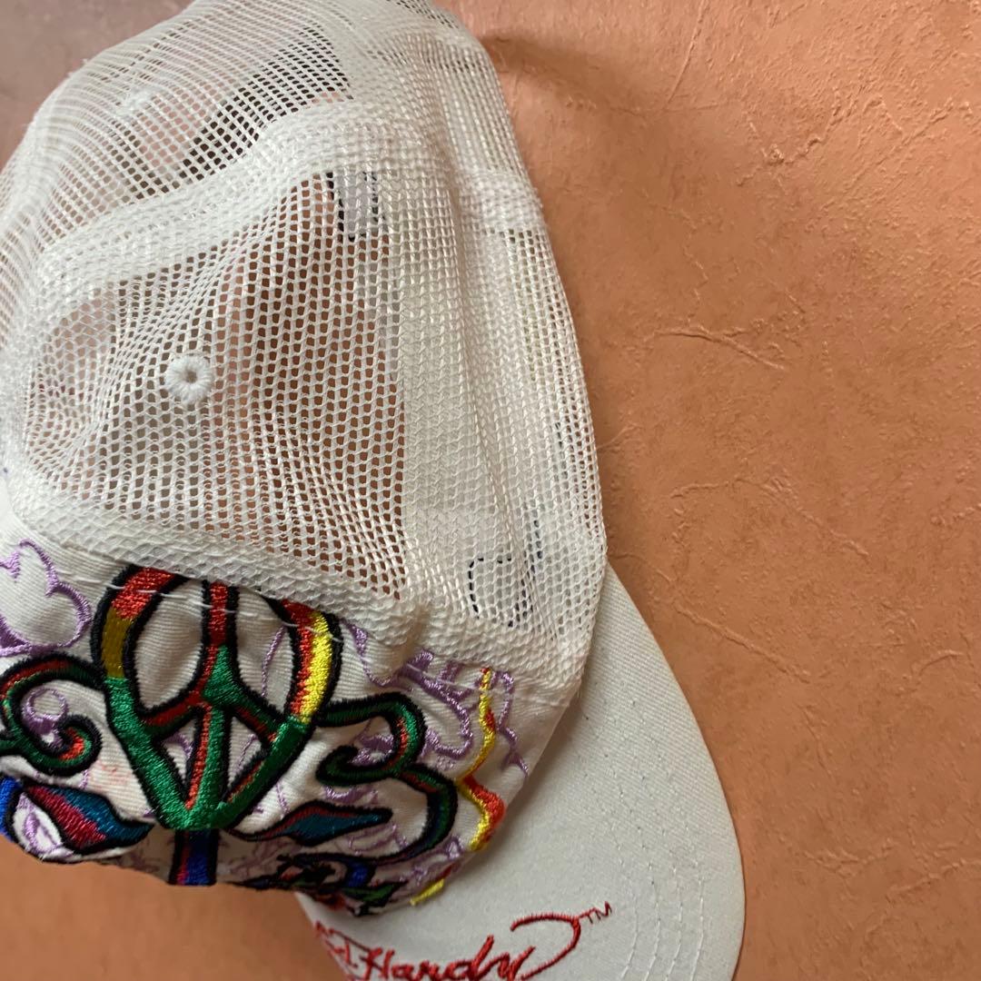 Ed Hardy 刺繍キャップ メッシュ - メルカリ