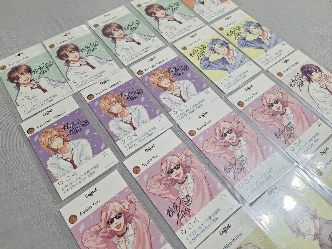 ヤリチン☆ビッチ部 缶バッジ＆カード まとめ売り おげれつたなか 個展 レア