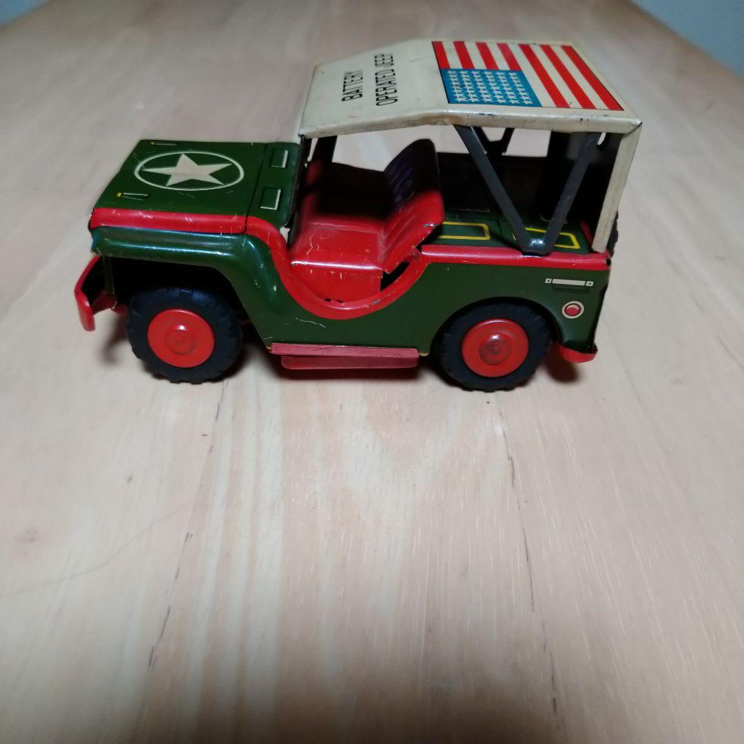 ブリキのジープ　ミニチュア