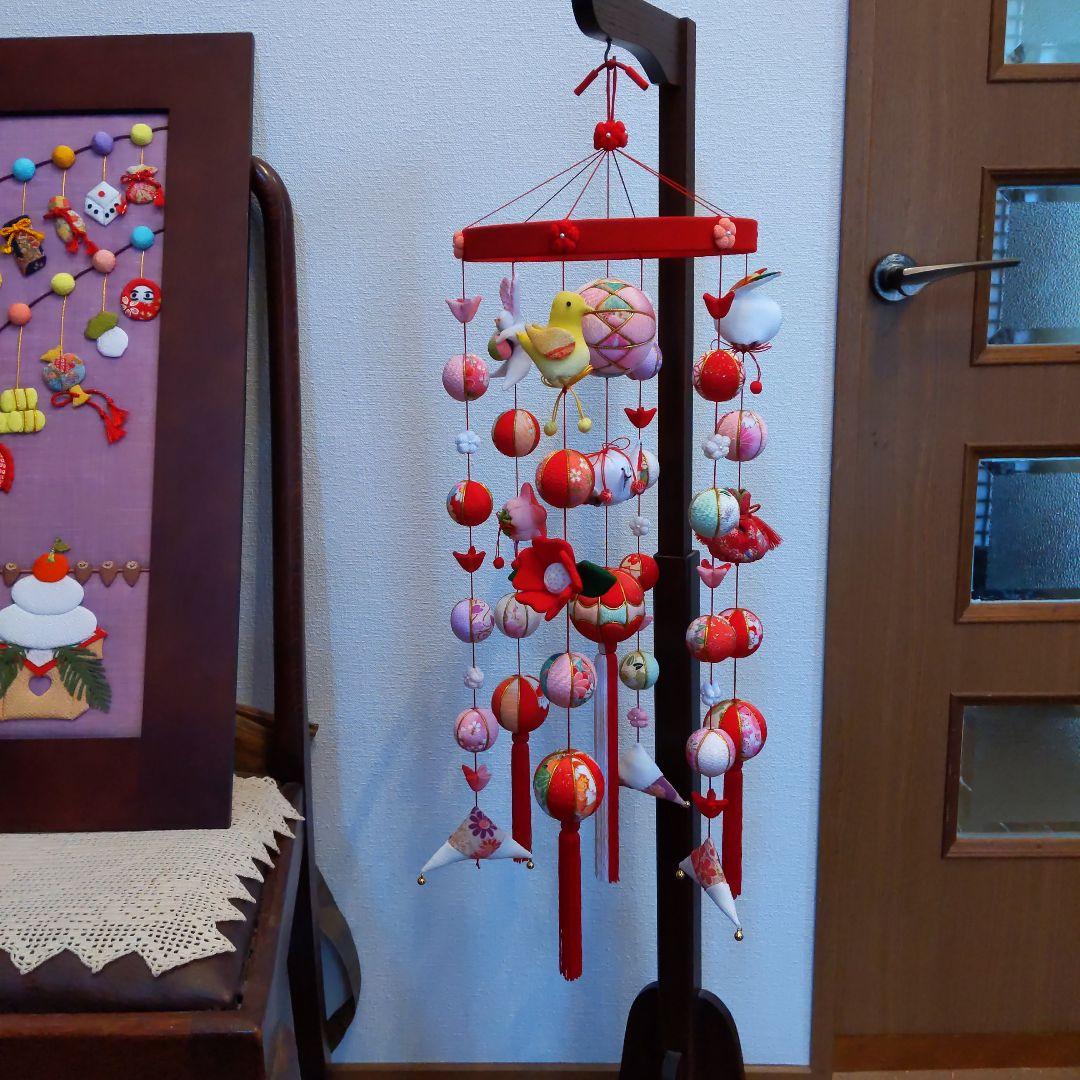 ちりめん細工　お雛様下げ飾りさげもん hirorin