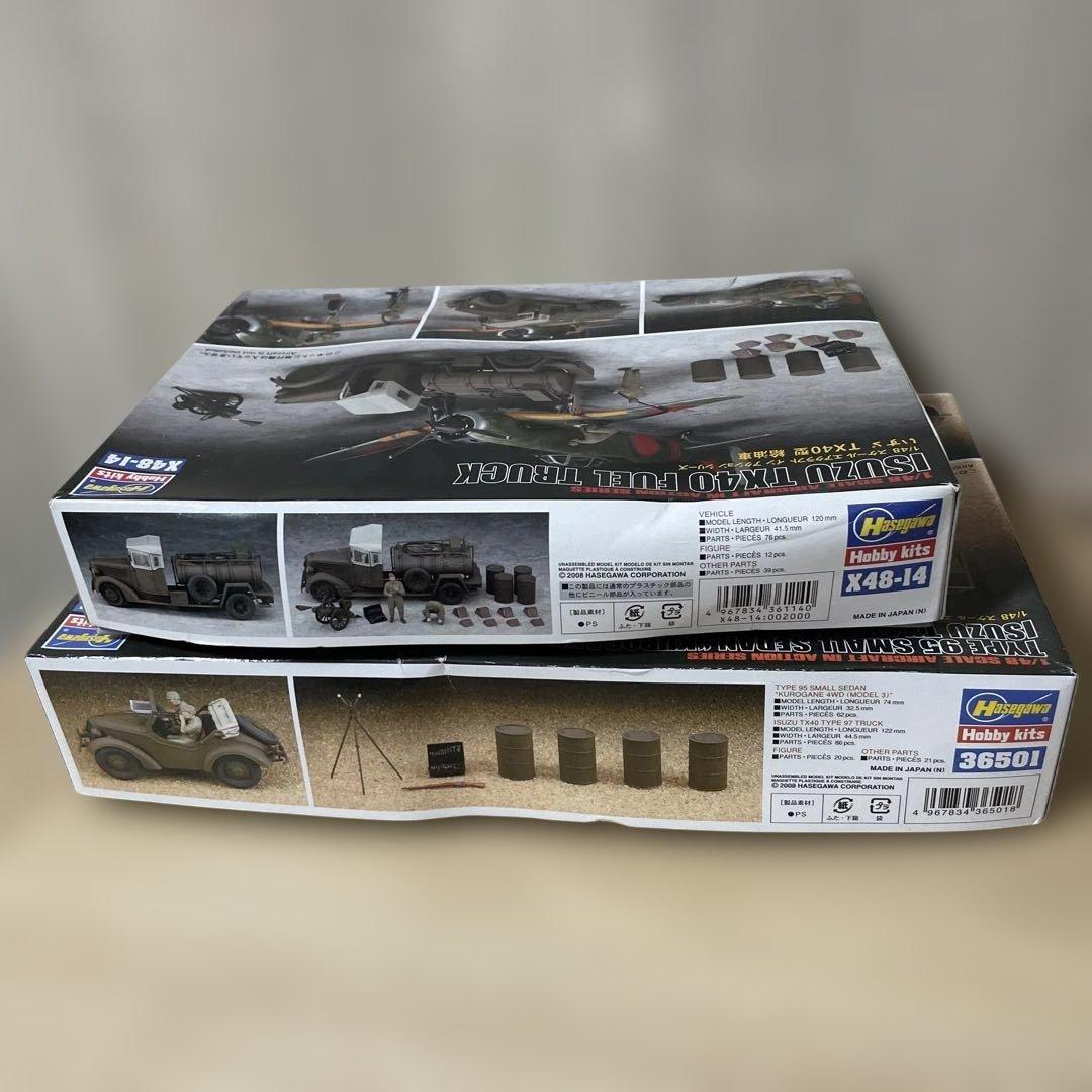 昭和陸軍航空補給情景｜九五式×いすゞ燃料車 1/48. Ln447