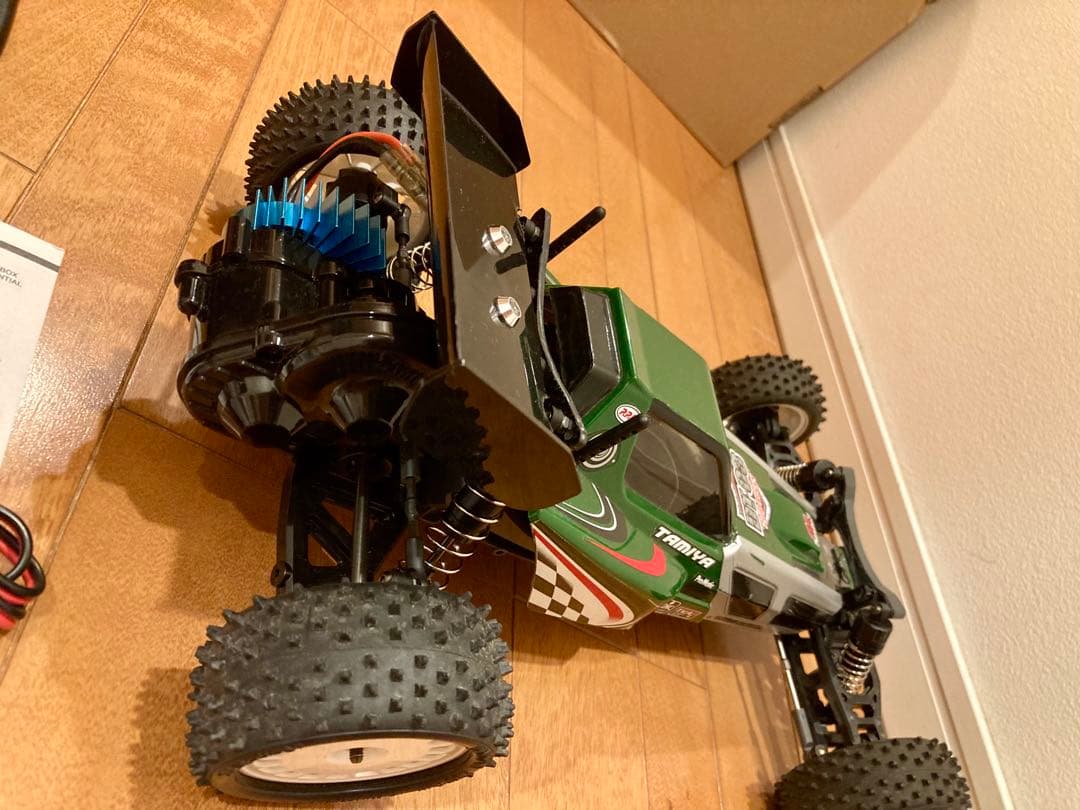 タミヤDT-03二駆バギーフルセット 前後DT-04ナックル（前六角ハブ）化