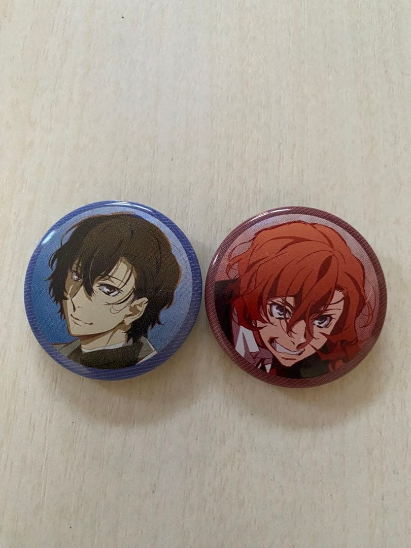 まとめ売り 文豪ストレイドッグス 缶バッジ 太宰治 中原中也 DEADAPPLE