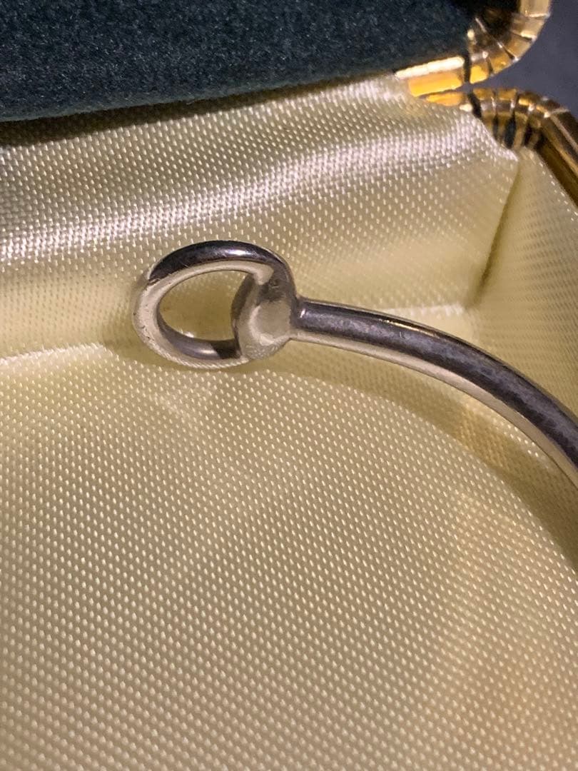 グッチ GUCCI ホースビット バングル SV925 メキシコ製 ヴィンテージ