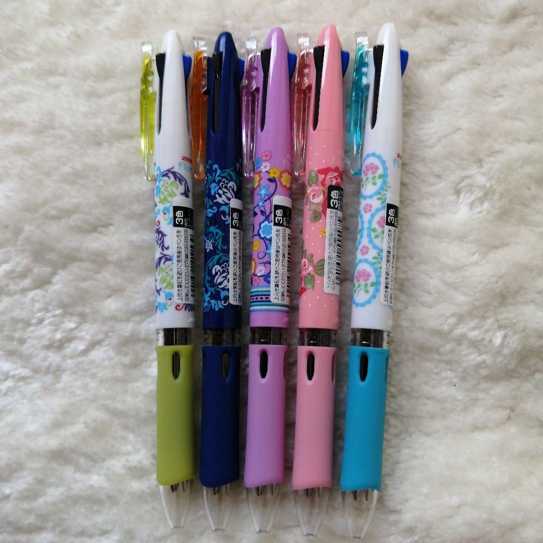 ゼブラ クリップオンスリム Florista 3色ボールペン 5本セット - メルカリ