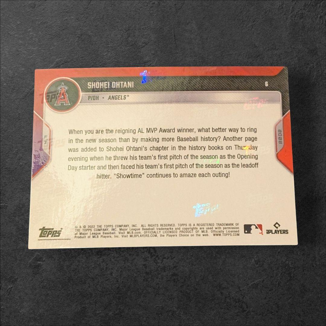 大谷翔平 Topps Now エンゼルス開幕戦二刀流出場 - メルカリ