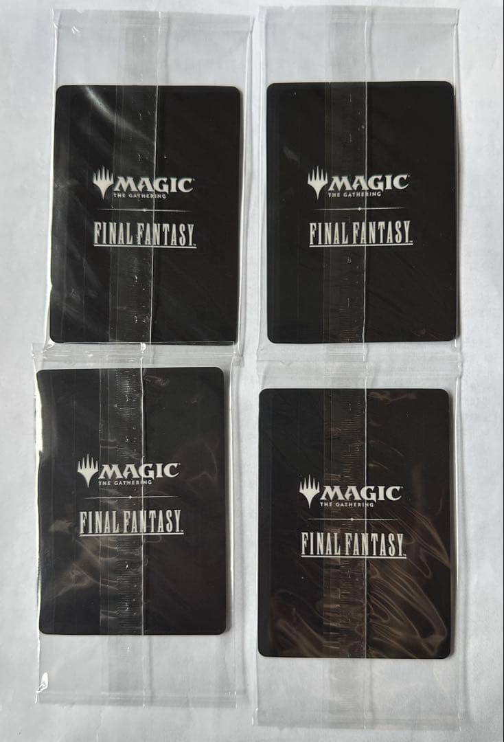 マジック：ザ・ギャザリングFINAL FANTASYコラボプラトークン4枚セット
