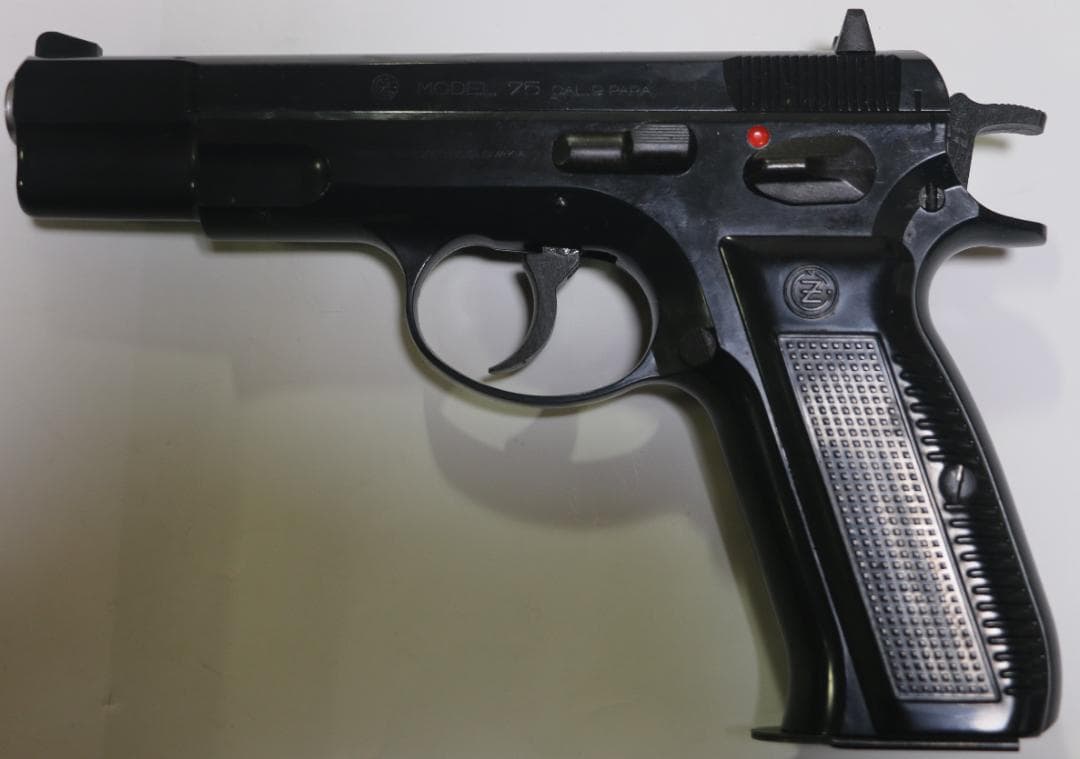 MGC製　ABS樹脂　CZ75　固定スライドガスガン　ASGK合法品　中古品