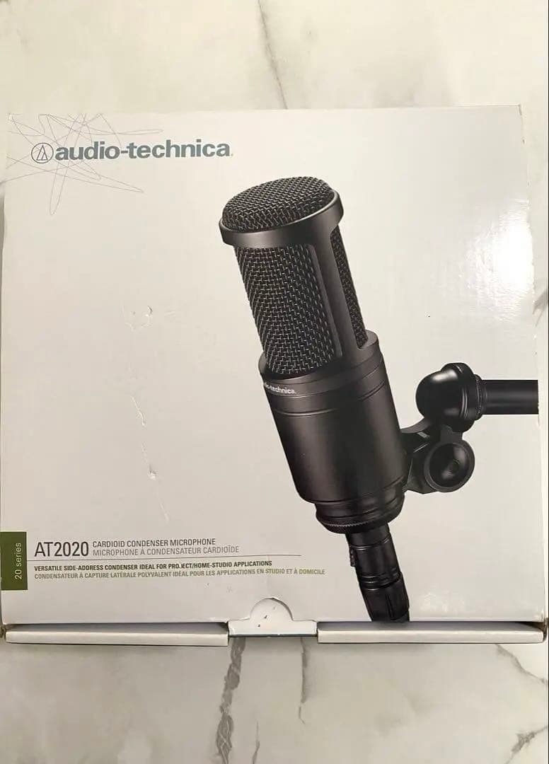 audio-technica AT2020 コンデンサーマイク＋マイクスタンド