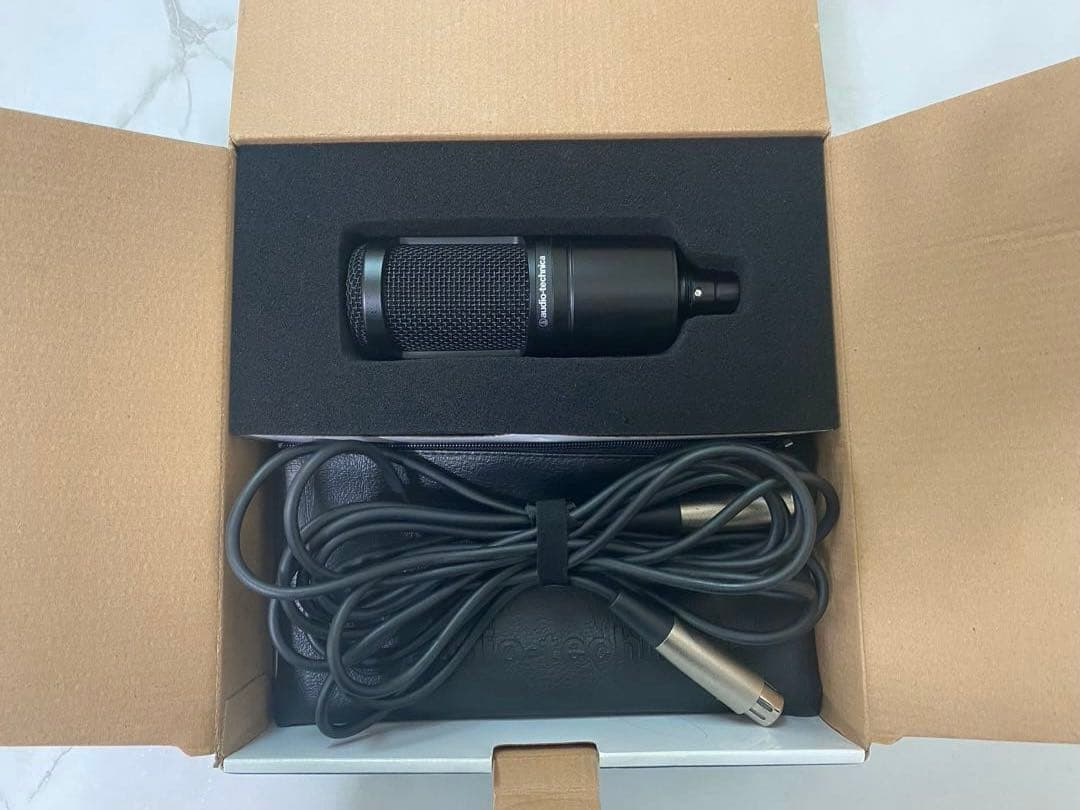 audio-technica AT2020 コンデンサーマイク＋マイクスタンド