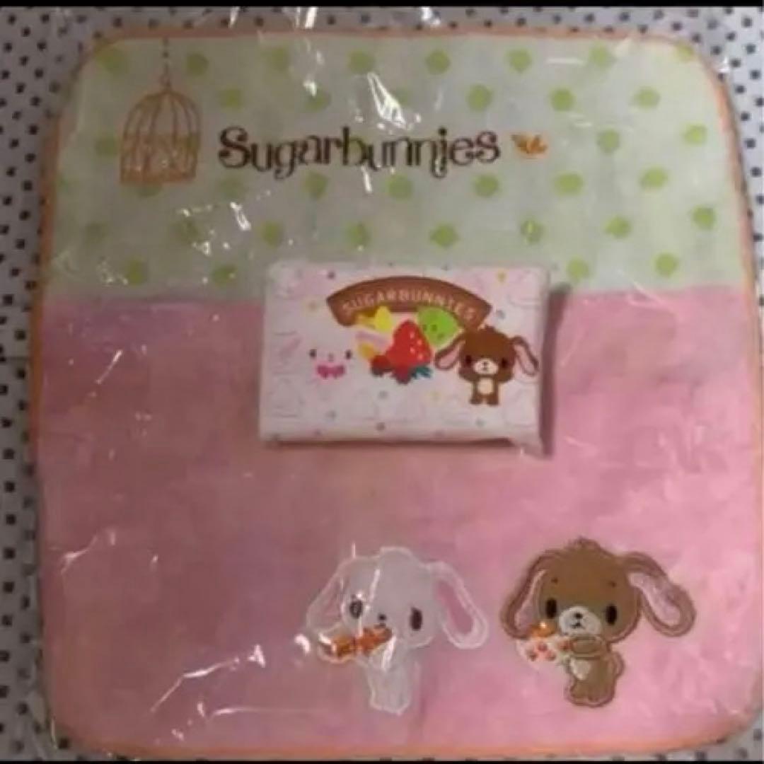 超レア サンリオ 公式 シュガーバニーズ 手巻きオルゴール ハンドタオル他