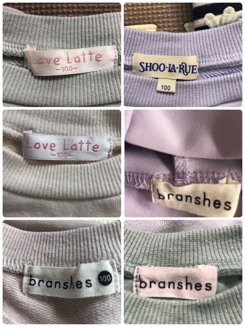 専用　女の子　春・秋・冬物まとめ売り　100cm ブランド多数　108点