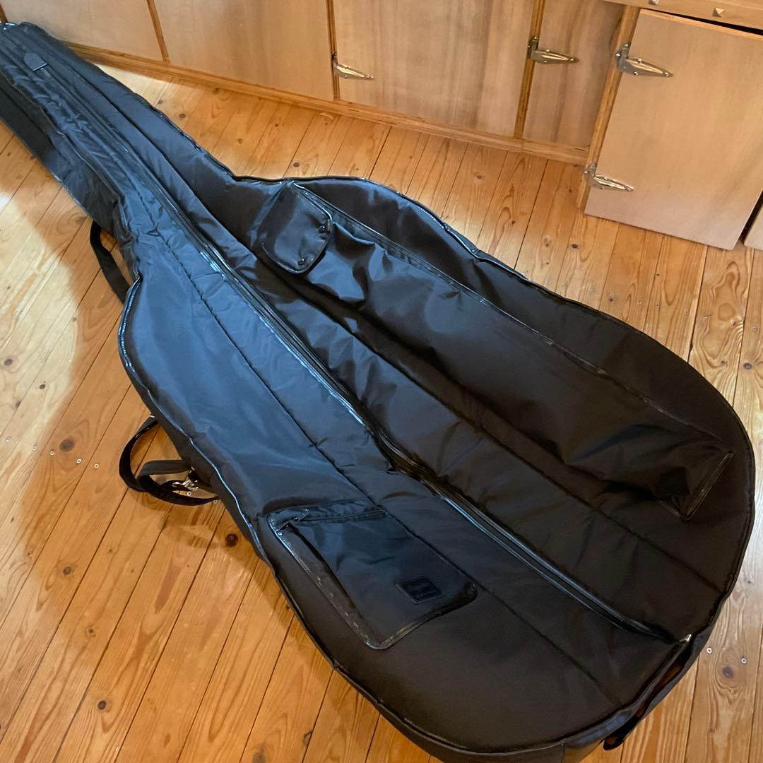 未使用品！コントラバス ケース Angelus ストラップ ソフトケース 日本製