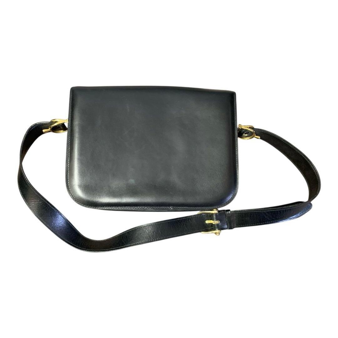 CELINE ブラック ショルダーバッグ