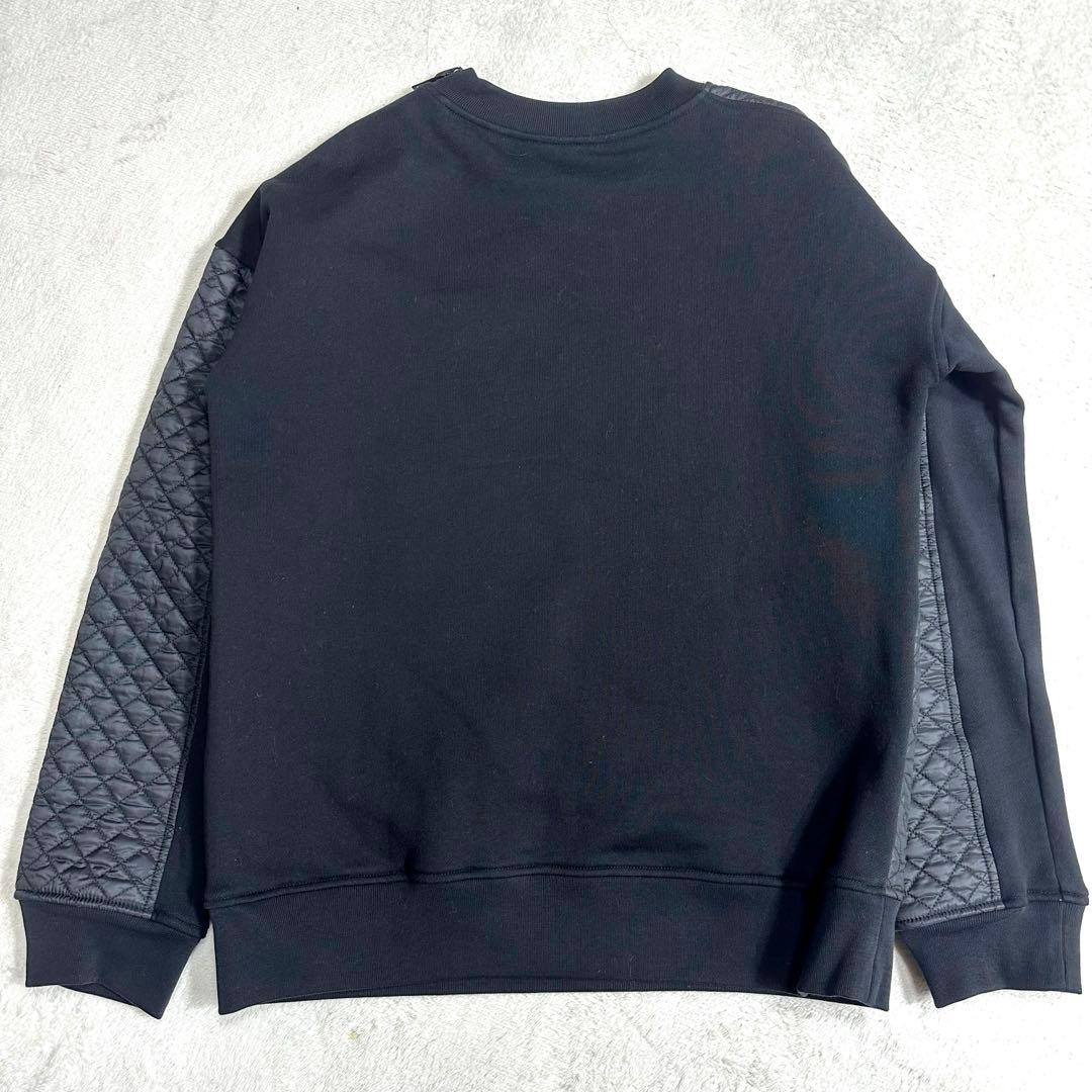 現行★美品★BURBERRY バーバリー ボンディング トレーナー Bロゴ 黒